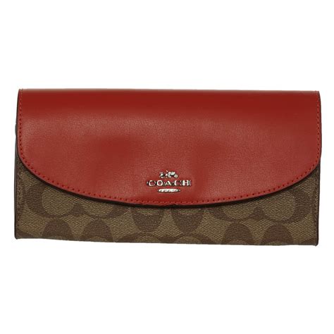 coach slim wallet for women.